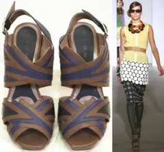 marni マルニ 09SSマルチカラーストラップサンダル35のサムネイル