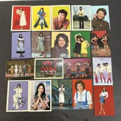 昭和　アイドル　レトロ　カード　全19点まとめセット♪のサムネイル
