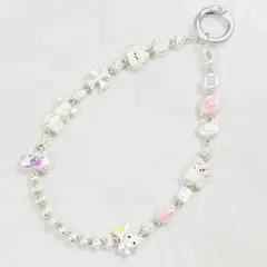 ビーズストラップ/キーホルダー　バッグチャーム ハンドメイド合金NO.531