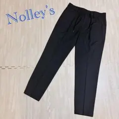 【美品】Nolley's ノーリーズ ダークグレー スラックス