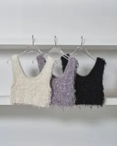 【試着のみ】todayful Fringe Knit Bustie