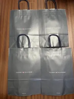 【新品】【未使用品】TOMMY HILFIGER ショップ袋 4枚セット：紙袋