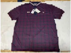 【新品タグ付き】FILA テニス メンズ VM5376 チェック柄ポロシャツ