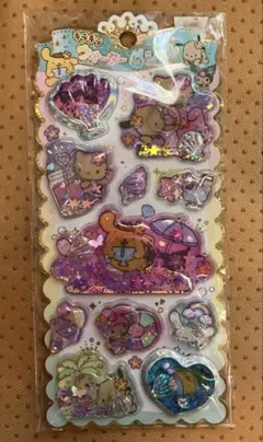 キラキラウォーターinシール　サンリオキャラクターズ　日焼けキティ