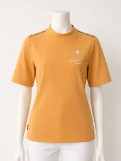 le coq sportif GOLF モックネックシャツ オレンジ L