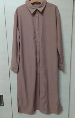 未使用　ハニーズ 長袖 シャツワンピース　Mサイズ