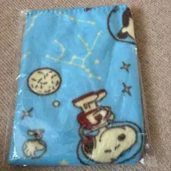 スヌーピー ブランケット 水色 900x600mm