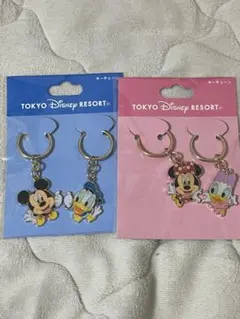 ディズニー キーチェーン　4種セット　美品