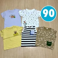 キムラタン　ノースリーブ　半袖Tシャツ　ユニクロ　おさるのジョージ　トムとジェリ