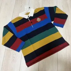 プティマイン ボーダーラガー長袖Tシャツ クマ.14