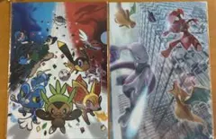 ポケモン　A4クリアファイル　2枚