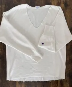champion×nano universe×野尻美穂 サーマルカットソー白のサムネイル