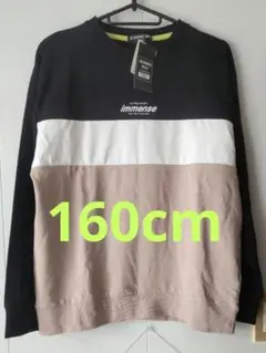 新品★タグ付き★秋物★バックプリント★長袖カットソー★トレーナー★Tシャツ★