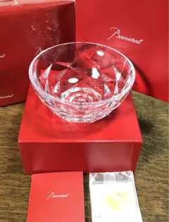 大型 オールドバカラ コルベール サラダボウル 未使用品 箱付★BACCARAT Baccarat - 大型 オールドバカラ コルベール サラダボウル 未使用品 箱