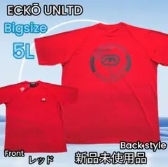 ○BIG 5L ECKO UNLTD ビッグロゴプリント半袖Tシャツ赤2のサムネイル