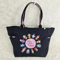 【チャーム欠品】レスポートサック イッツアスモールワールド 刺繍 トートバッグ