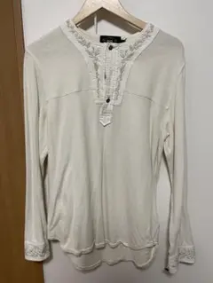 RRL Ralph Lauren 刺繍 ヘンリーネック カットソー Sのサムネイル
