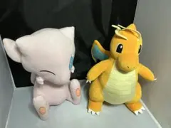 ポケットモンスター　ミュウ　カイリュー2体セット　ぬいぐるみのサムネイル