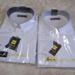 未使用　 簡単洗濯　メンズ ビジネスシャツ 　LLサイズ