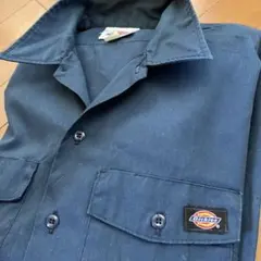 お値下げ‼️USA製　Dickies ワークシャツ パッチワークカスタム