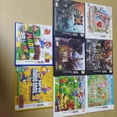 【空パッケージ•ソフトなし】マリオ.モンハン.進撃.牧場.太達、8個セット