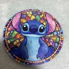 Disney・リロアンドスティッチ ステンドグラス壁かけ飾り15cm