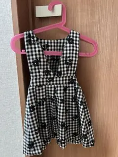 BREEZE ギンガムチェック ノースリーブワンピース 90