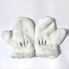 【新品】ミッキー　ディズニーランド シー 手袋 ふわふわミトン