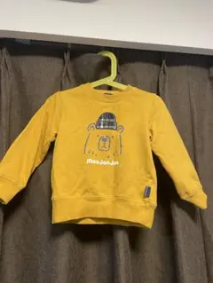 Moujonjon イエロートレーナー クマデザイン