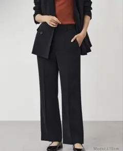 PLST トリアセブレンドストレートパンツ XL