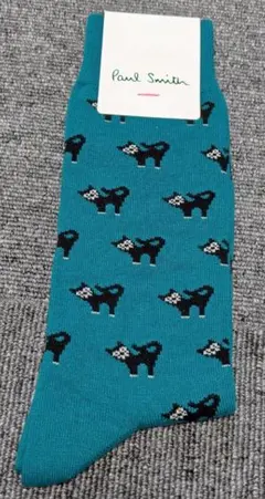 ま*う様 新品未使用　Paul Smith ネコ　メンズ ソックス 25-27cのサムネイル