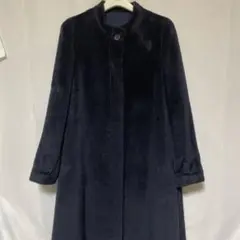 アルパカコート紺色新品