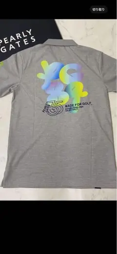 パーリーゲイツ ポロシャツ　グレー　サイズ4 35周年　新品