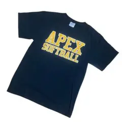 B615○APEX SOFTBALL Tシャツ 古着 半袖 メンズ M