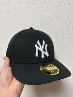 ニューエラ LP 59FIFTY ヤンキース ブラック × ホワイト 7 3/8