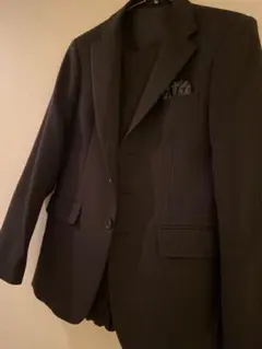 黒ストライプスーツ（ジャケット・パンツセット）