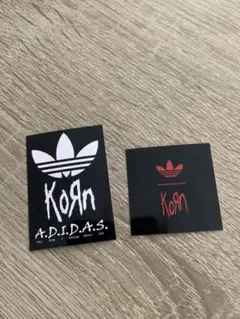 激レア!!KORN×adidas。ステッカー!korn.ADIDAS
