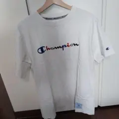 Champion Tシャツ XL ホワイト ロゴ入り