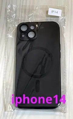 iPhone 14 マグセーフ対応ソフトケース ブラック