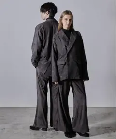【CLEL】ダブルテックフェード テーラードジャケット&ベルテッドパンツ