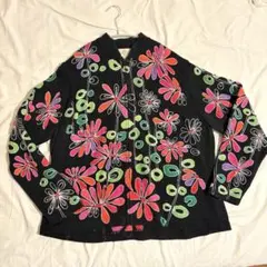 Vintage Design Optionsブルゾン　アウター　花柄　itimi