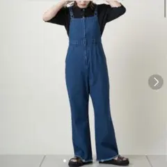 Kastane フレアデニムサロペット