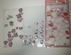 ハローキティ 日焼け　サンリオボンボンドロップシールセット