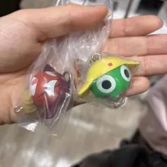 ケロロ軍曹 ギロロ伍長 マスコット キーホルダー 2個セット