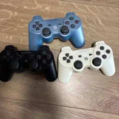 PS3 ワイヤレスコントローラー 3色セット
