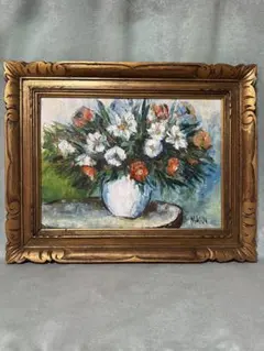 大久保泰「ミモザ咲く地中海沿いの町」油彩画 油絵 F8号 直筆サイン入り 額装 大久保泰「ミモザ咲く地中海沿いの町」油彩画 油絵 F8号 直筆