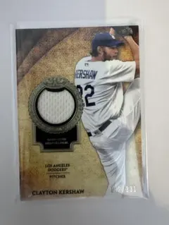 topps CLAYTON KERSHAW カーショウ ジャージ ドジャース