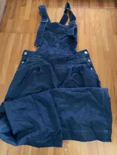 ダークブルー デニム サロペット