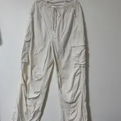 GU カーゴパンツ ホワイト Mサイズ