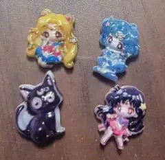 セーラームーン ネイルパーツ 4個セット